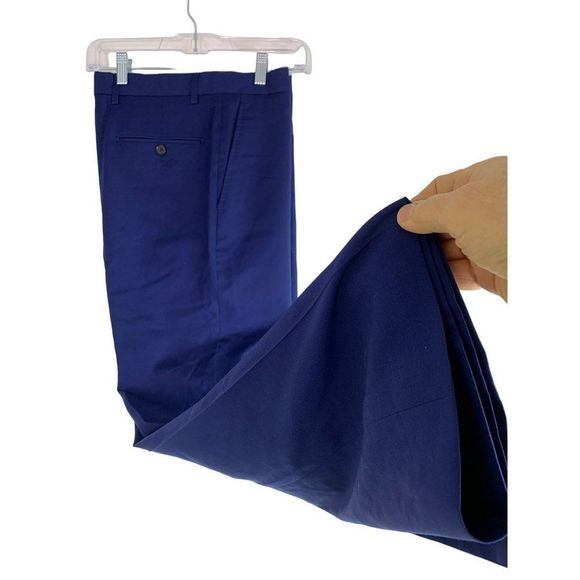 Men’s Saks fifth Avenue dress pants size 33 bright blue NWT $425 6143 - Picture 1 of 11